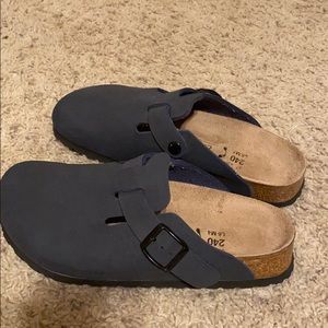 Navy Blue Birkenstock’s Clogs Size 37